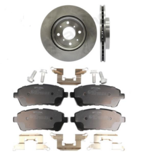 Suzuki Swift IV 2010.10-2017.05 féktárcsa + fékbetét szett 2010-től 256 mm átmérő, Optimal (Made In Germany) féktárcsák és fékbetétek (55810-68L00, 55311-68L00)