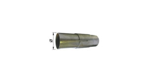 Kipufogó stucnis csőtoldó, O40mm – kipufogó alkatrész