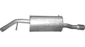 Peugeot 207 CC 1.6 diesel 81 kW (2007-2008) hátsó kipufogódob Polmo utángyártott (OE: 1730.AE)