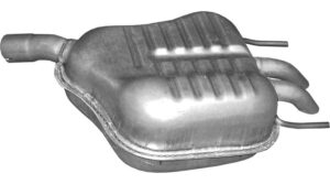 Saab 9-3 Kabrió 2.0 benzines 143 kW (2006-2007) hátsó kipufogódob Polmo utángyártott (OE: 12790735)
