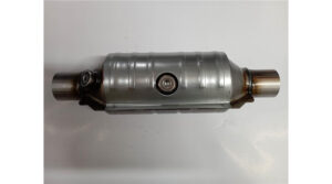 Univerzális kerek kerámiabetétes katalizátor, dupla lambdaszondás, O45mm, 700-2500 cm3, EURO4 – kipufogó alkatrész