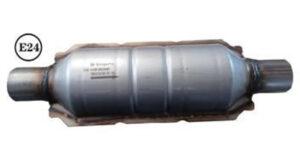 Univerzális kerek kerámiabetétes katalizátor, O55mm, 700-2500 cm3, EURO4, 2013-ig – kipufogó alkatrész